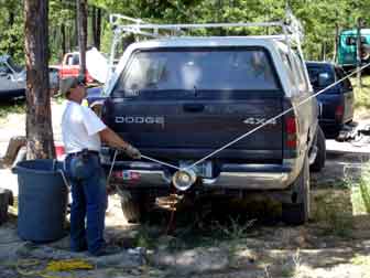 Mike with winch