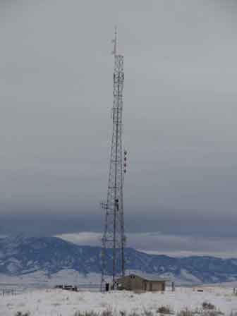KMTZ ERI 2-bay antenna on In-Site Tower