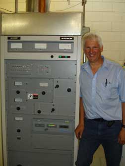 Jim with transmitter