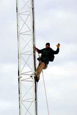 Jim on KCTR Tower